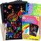 Scratch Art Crafts Girls Gifts, Rainbow Scratch Paper Art Gifts for 3-10